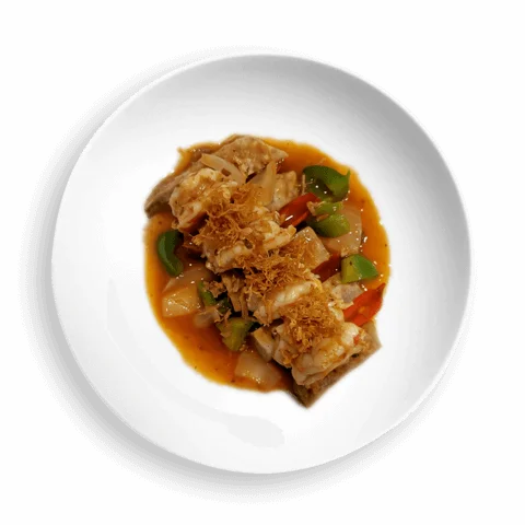 Image 20: XO Sea Prawns with Yam