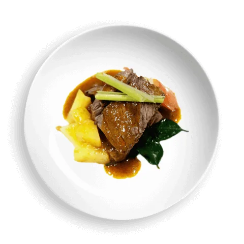 Image 21: Impossible Meat Lemak Rendang, Coconut Flakes