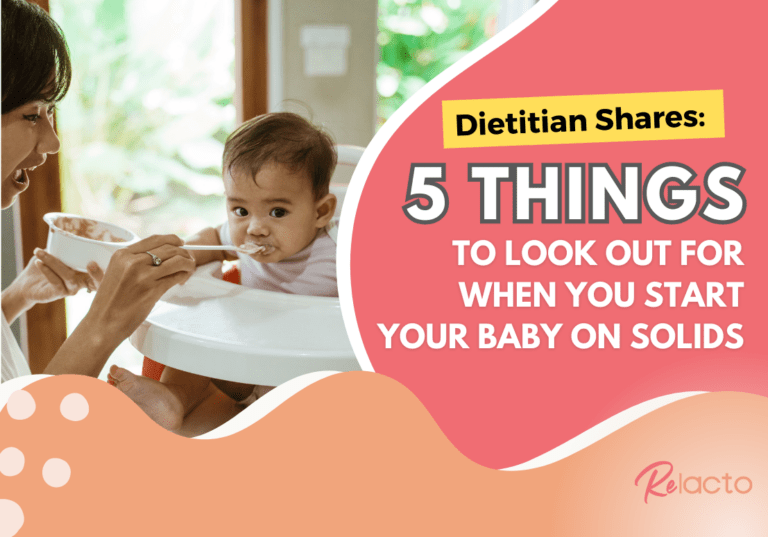 Dietitian Shares 5 Things to Look Out For When You Start Your Baby On Solids
